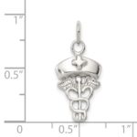 Sterling Silver Nurse Symbol Charm - Image 3