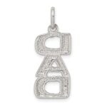 Sterling Silver DAD Charm - Image 3