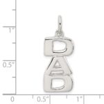 Sterling Silver DAD Charm - Image 4