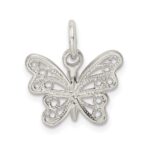 Sterling Silver Butterfly Charm - Image 3