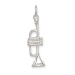 Sterling Silver Trumpet Charm - Image 4