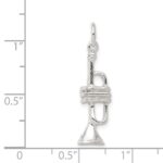 Sterling Silver Trumpet Charm - Image 3