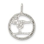 Sterling Silver Gymnastics Charm - Image 3