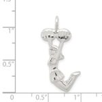 Sterling Silver Cheerleader Charm - Image 3