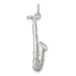 Sterling Silver Saxophone Charm