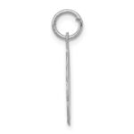 Sterling Silver Rhodium-plated Special Mom Disc Charm - Image 2