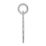 Sterling Silver Rhodium-plated My Confirmation Disc Charm - Image 2