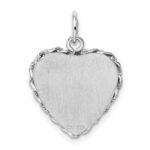 Sterling Silver Rhodium-plated Holy Communion Disc Charm - Image 4