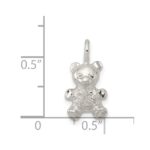Sterling Silver Teddy Bear Charm - Image 4