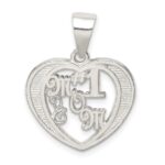 Sterling Silver # 1 Mom Charm - Image 4