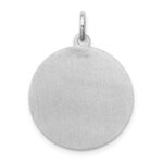 Sterling Silver Rhodium-plated Boxer Disc Charm - Image 4
