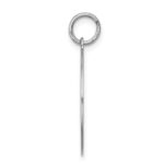 Sterling Silver Rhodium-plated Cocker Spaniel Disc Charm - Image 2