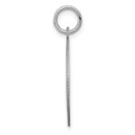 Sterling Silver Rhodium-plated Dalmatian Disc Charm - Image 2