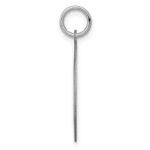 Sterling Silver Rhodium-plated Great Dane Disc Charm - Image 2