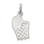 Sterling Silver Basketball in Hoop Charm - Image 4