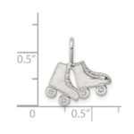Sterling Silver Roller Skates Charm - Image 3