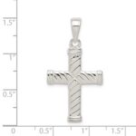 Sterling Silver Reversible Cross Pendant - Image 4