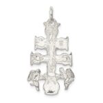 Sterling Silver Cara Vaca Crucifix Pendant - Image 4