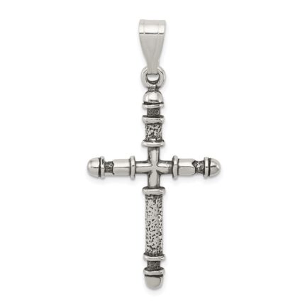 Sterling Silver Antiqued Cross Pendant