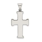 Sterling Silver Antiqued Cross Pendant - Image 4