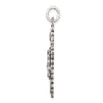 Sterling Silver Antiqued INRI Crucifix Pendant - Image 2