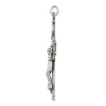 Sterling Silver Antiqued INRI Crucifix Pendant - Image 2