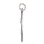 Sterling Silver Antiqued Sacred Heart of Jesus Medal - Image 2