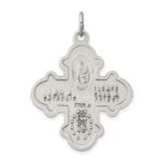 Sterling Silver Antiqued 4-way Medal - Image 4