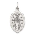 Sterling Silver Antiqued Miraculous Medal - Image 4