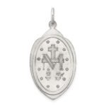 Sterling Silver Antiqued Miraculous Medal - Image 4