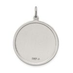 Sterling Silver Antiqued St. Christopher Medal - Image 4