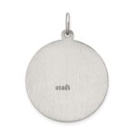 Sterling Silver Antiqued St. Christopher Medal - Image 4