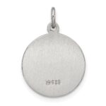 Sterling Silver Antiqued St. Theresa Medal - Image 4