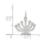 Sterling Silver Menorah Charm - Image 3