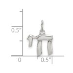 Sterling Silver Chai Life Charm - Image 3