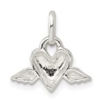 Sterling Silver Heart w/Wings Charm - Image 4