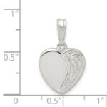 Sterling Silver Heart Pendant - Image 3