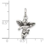 Sterling Silver Antiqued Angel Charm - Image 3
