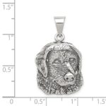 Sterling Silver Antiqued Dog Charm - Image 3