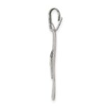 Sterling Silver Antiqued Ski's Charm - Image 2