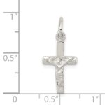 Sterling Silver Small Crucifix Charm - Image 3