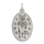 Sterling Silver Antiqued Miraculous Medal - Image 4
