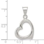 Sterling Silver Heart Pendant - Image 3