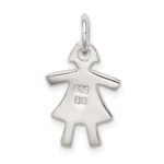Sterling Silver Girl Charm - Image 4
