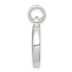 Sterling Silver Rhodium-plated Four Leaf Clover Charm - Image 2