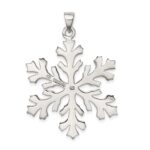 Sterling Silver Snowflake Pendant - Image 4