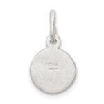 Sterling Silver D/C Cherub Disk Charm - Image 4