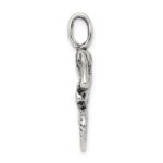 Sterling Silver Antiqued Mermaid Pendant - Image 2