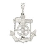 Sterling Silver Mariner Cross Pendant - Image 3