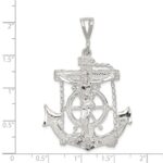 Sterling Silver Mariner Cross Pendant - Image 4